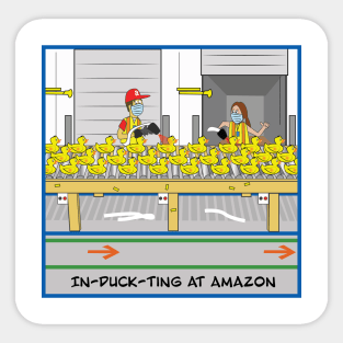 In-Duck-Ting at Amazon Sticker